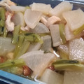 みこひろママ's cooksnap of when they made 簡単！ちくわと大根と小松菜の煮びたし.