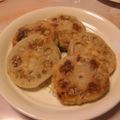 micocoko's cooksnap of when they made レンコンのふわふわ☆はさみ焼き.