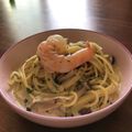 クックAROOL4☆'s cooksnap of when they made 大葉ときのこのジェノベーゼパスタ.