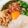 KAORULALA's cooksnap of when they made とろろめかぶオクラ納豆.