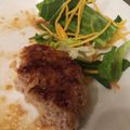 ﾊﾙﾄﾕｷ｡'s cooksnap of when they made ラム肉入りのハンバーグ、ラムバーグ！！.