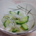 ひろ329's cooksnap of when they made きゅうりとシラスの甘酢和え.