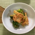 しゅうう's cooksnap of when they made ブロッコリーのキムチおかかマヨ和え.