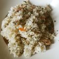 GOURMANDE♡'s cooksnap of when they made サバ缶de緑茶葉と生姜の炊き込みご飯.