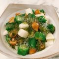 Chico・・☆'s cooksnap of when they made ☆ネバネバ野菜と海藻のサラダ☆.