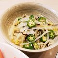 ゆいころままこ's cooksnap of when they made オクラともやしの塩昆布和え.