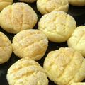 クックP68IT6☆'s cooksnap of when they made さくほろ☆ミニメロンパンクッキー.