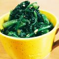 ＊sunlight＊'s cooksnap of when they made ほうれん草の胡麻和え.