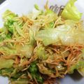 ふみはやおはる's cooksnap of when they made トッピングにいかが?　カリカリ焼き麺。.
