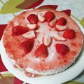 まいしゅうしんのママ's cooksnap of when they made オーブン不要で苺ムースチーズケーキ.