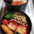 saalalan's cooksnap of when they made 卵焼きに飽きたら～ゆで卵ベーコン巻き♡.