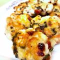 ちょこふみ's cooksnap of when they made 鶏むね肉の丸め焼き＊バジル＆パルメザン＊.