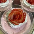 Halü★mama's cooksnap of when they made 苺で薔薇♡.
