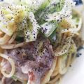 加冶屋's cooksnap of when they made 春キャベツと豚肉のクリームパスタ.