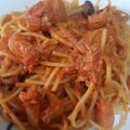 エスペロス's cooksnap of when they made ツナトマトのパスタ.
