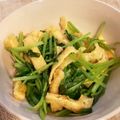 caruga's cooksnap of when they made 三つ葉と油揚げの炒め煮.