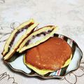 秋梔子's cooksnap of when they made ホットケーキミックスでどら焼き♡.