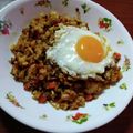 クックQX2SO4☆'s cooksnap of when they made 簡単!!ナシゴレン【一人暮らし応援】.