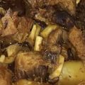 ぽにょこまち's cooksnap of when they made 栄養満点☆まぐろの血合いとねぎの味噌煮♪.