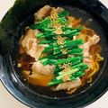 mayurich's cooksnap of when they made にらだく博多もつ風ラーメン.