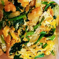 shelly616's cooksnap of when they made 簡単！ささみと小松菜の卵とじ.