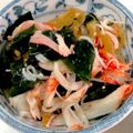 kumy21's cooksnap of when they made ワカメと中華クラゲの和え物.