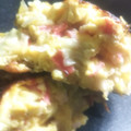 クックRIZVDE☆'s cooksnap of when they made レタスの外葉とカニカマのだし巻き玉子.