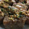 おのみちゃん's cooksnap of when they made 粒マスタード香るこんにゃくステーキ.