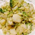 初心者たい焼き's cooksnap of when they made ブロッコリーとじゃがいものガリバタ☆.