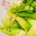 しんにし's cooksnap of when they made つぼみ菜のシンプル炒め.