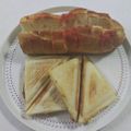 クック5SNINO☆'s cooksnap of when they made チリコンカンホットサンド.
