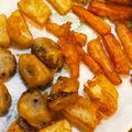 miso24's cooksnap of when they made カリカリほくほく♪さつまいもの唐揚げ.