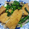 くりすたるけいこ's cooksnap of when they made 厚揚げと菜の花の甘辛煮.