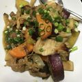 kuma822's cooksnap of when they made サツマイモと豚肉の甘辛炒め.