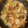tia113's cooksnap of when they made 豚肉と大根キャベツの甘辛炒め.