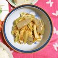 mmameco's cooksnap of when they made ☆大根・人参の皮とコンニャクの金平☆.
