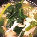 ♡mio1216♡'s cooksnap of when they made ほうれん草とベーコンのスープ✿.