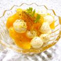 ＠迷子＠'s cooksnap of when they made オレンジ＆フレッシュモッツァレラのサラダ.