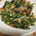 しっちゃん♪'s cooksnap of when they made 栄養満点☆大根の葉とサバ味噌炒め.
