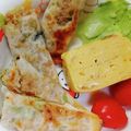 ちかﾁｬﾝ☆'s cooksnap of when they made 幼児食☆おやつにも☆簡単春巻きピザ.