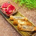 なつき☆ミ's cooksnap of when they made 簡単おつまみ♪チーズかまぼこのり巻き揚げ.