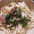 Gaucha♡'s cooksnap of when they made 簡単！鯖缶ぶっかけうどん.