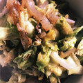 ☆しいたんママ☆'s cooksnap of when they made 厚揚げとキャベツのあっさり味噌炒め.
