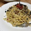 harururu24's cooksnap of when they made 普通においしい。ゆかりペペロンチーノ.