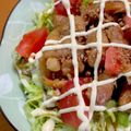 entranceri's cooksnap of when they made カフェ風♡ 照り焼きチキン丼.