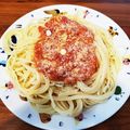 たぶんなっちゃん's cooksnap of when they made ◆簡単＆美味♡カニのトマトスパゲッティ◆.