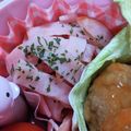 まみぃぃぃる's cooksnap of when they made 簡単お弁当のおかずにハムバター.