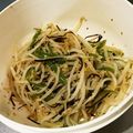 夕湖★'s cooksnap of when they made 塩昆布のもやしとピーマンのナムル♬♪＊.