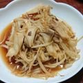 クックVOY1Q3☆'s cooksnap of when they made エリンギもやしポン酢.