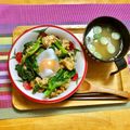 komutatata's cooksnap of when they made 菜の花と豚肉の味噌マヨ丼.